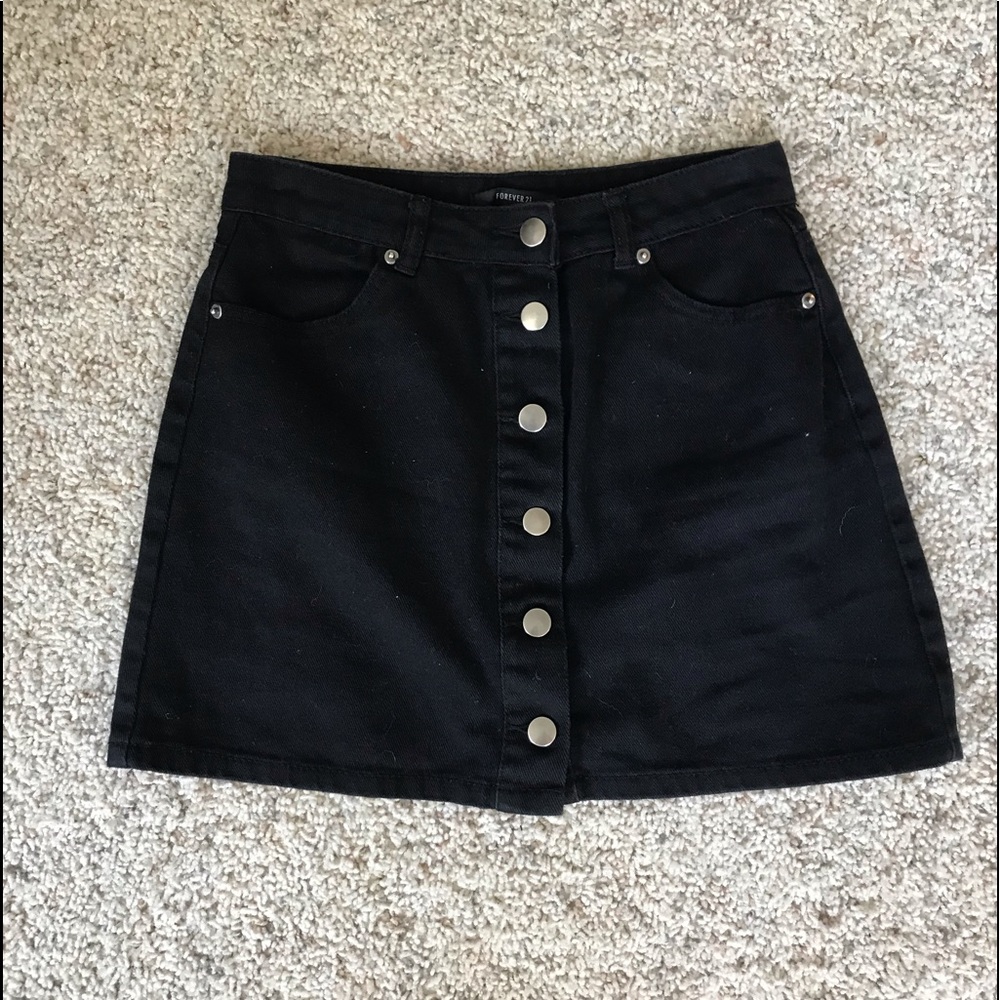 Button down A line Skirt